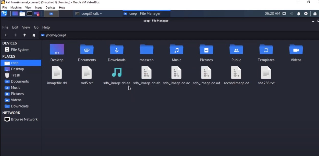dcfldd output