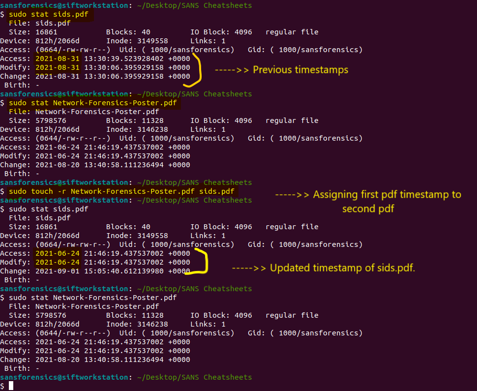 ext4 file stomping